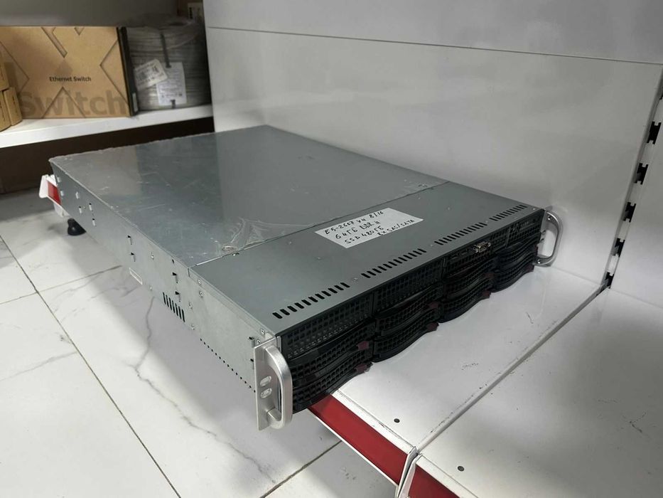Фото б/у сервера Сервер Supermicro X10DRL-i (E5-2667 v4/64gb DDR4/480gb SSD/8 x SAS), Астана, Алматинский район