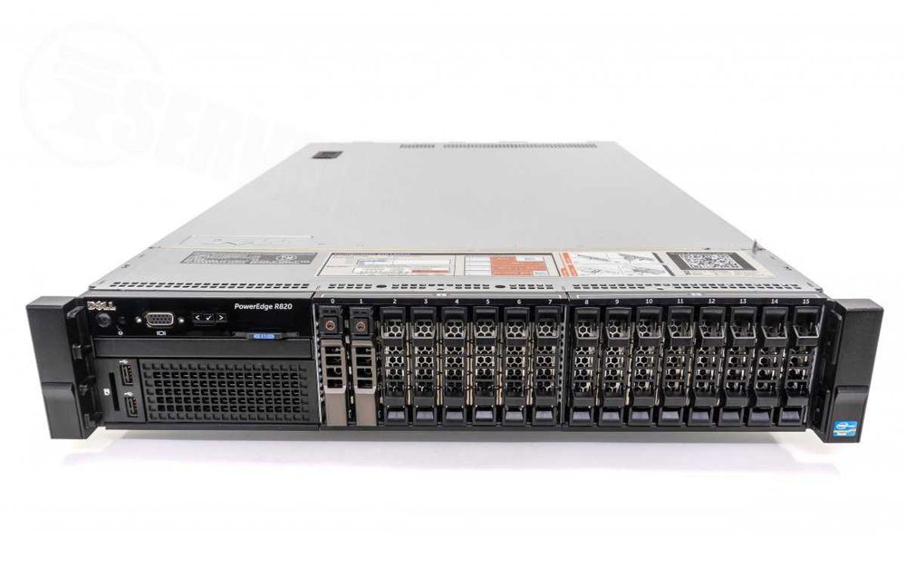 Фото б/у сервера Сервер Dell R820/ 4x E5-4657Lv2 48ядер 96 потоков, 512GB DDR3, Алматы, Алмалинский район